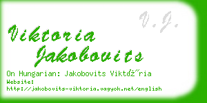 viktoria jakobovits business card